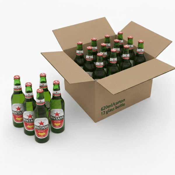 Bintang Beer Original Long Neck 620ml/Carton/12 glass bottle