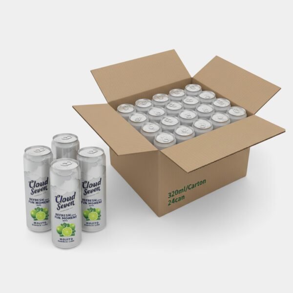 cloud-seven-1-carton Cloud Seven Mojito 320ml/Carton/24 cans