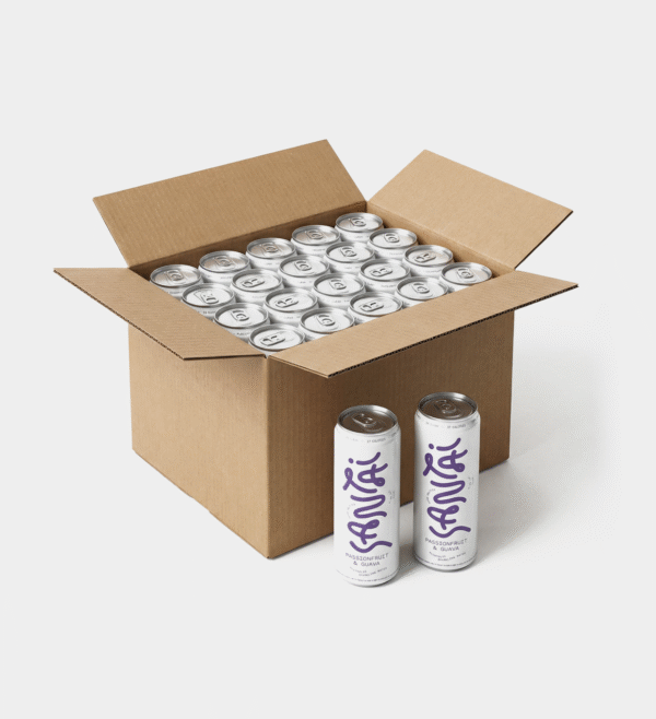 Santai Seltzer Passion Fruit & Guava – 24 Cans (Carton)