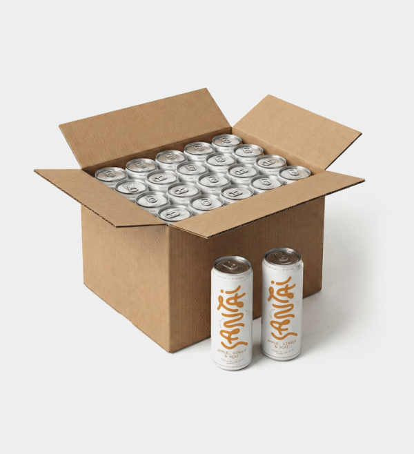 Santai Seltzer Apple, Ginger & Acai – 24 Cans (Carton)